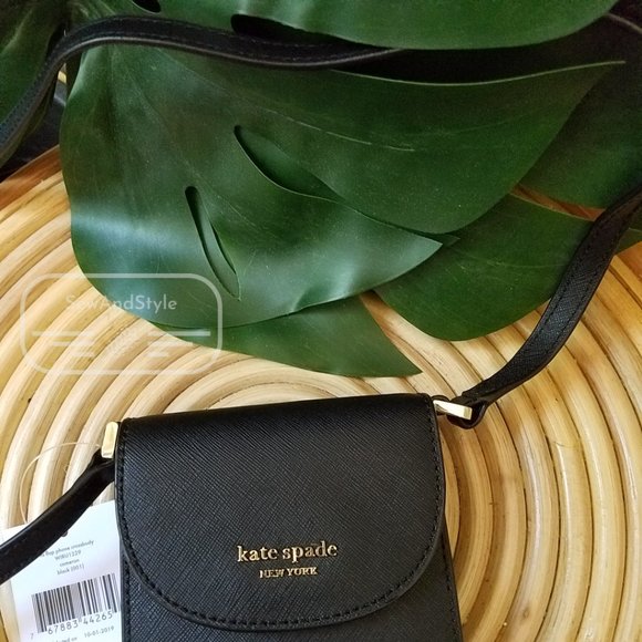 NS FLAP PHONE CROSSBODY CAMERON BLACK NORTH SOUTH BRAND NEW WITH TAG - Picture 4 of 6